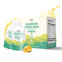 Boisson liquide de citrate de magnésium à marque privée avec vitamine C, bromélaïne, saveur ananas, suppléments oraux de magnésium en sachets