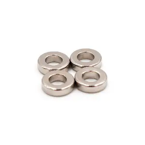 小型永久圆环稀土磁体重型，用于DIY工业螺钉 (8 x 3毫米孔3毫米)