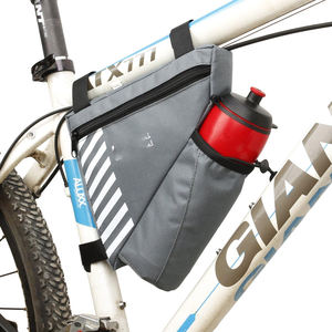 Échantillon gratuit de boîtes de sacs de vélo étui de voyage pour smartphone sac de triangle de vélo étanche boîte à outils de tube supérieur de tête avant pour les cyclistes - Product Image 5