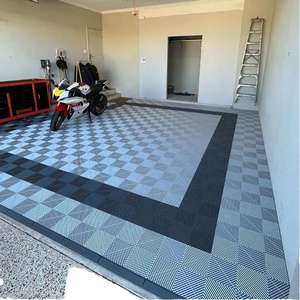 Allemagne Vente <span class=keywords><strong>à</strong></span> chaud de carreaux de sol de garage Couvre-sol en plastique <span class=keywords><strong>à</strong></span> emboîtement 40*40*1.8CM - Product Image 3