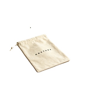 Sac de rangement en toile de lin et coton naturel épais personnalisé avec cordon de serrage, pour bijoux, cadeaux, protection contre la poussière, avec logo - Product Image 1