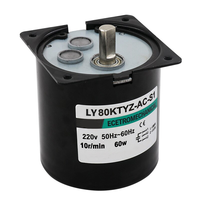 80KTYZ AC moteur 220V micro moteur à vitesse lente machine 60W moteur synchrone à aimant permanent