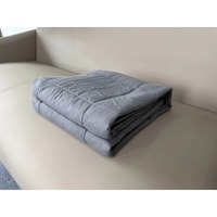 Selimut Berbobot Rajutan Khusus dengan Butiran Kaca Non-Toksik, Selimut Sensorik Berat untuk Penggunaan di Rumah dan Hotel