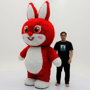 <span class=keywords><strong>Disfraces</strong></span> <span class=keywords><strong>de</strong></span> Mascota <span class=keywords><strong>de</strong></span> Peluche Rojo, Lindos y Animados, para Eventos, <span class=keywords><strong>Alquiler</strong></span> <span class=keywords><strong>de</strong></span> Trajes Inflables <span class=keywords><strong>de</strong></span> Conejo Peludo <span class=keywords><strong>de</strong></span> 2.2m, en Oferta - Product Image 4