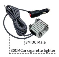 Cable de Alimentación CC Elevador de Voltaje OEM/ODM Starlink Mini de 3m 12-30V 3.5A, Convertidor 3 en 1 Tipo-C/USB-A de Cobre de Alta Calidad para RV, Camiones y Embarcaciones