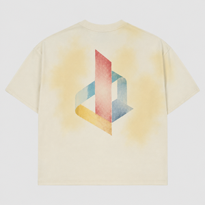 T-shirt graphique personnalisé 300 GSM 100% coton délavé effet soleil, coupe ample et épaisse, style streetwear pour homme - Product Image 2