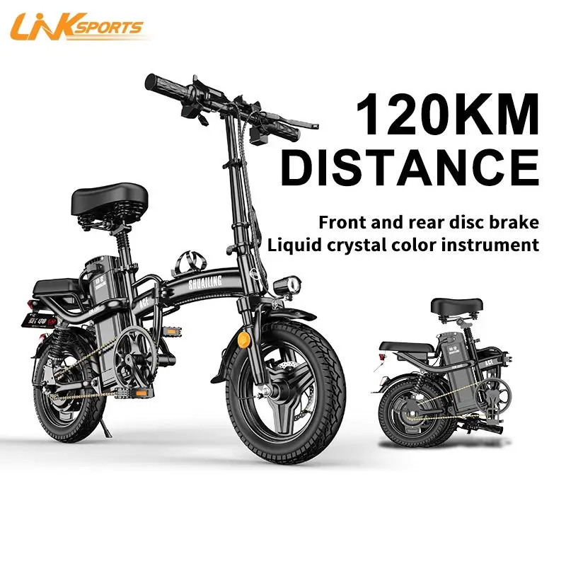 電動自転車折りたたみ式電動自転車400W48V14インチLCDディスプレイ電動シティバイク折りたたみ式電動自転車