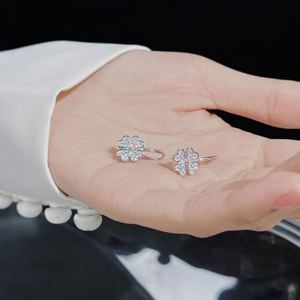 Dylam Personalized Design Plated 925 Sterling Silver 5A Cubic Zirconia Four Leaf Clover Lucky Stud <b>Hook</b> <b>Earrings</b> Jewelry - Product Image 4