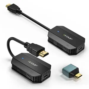 EDUP 1080P เครื่องส่งสัญญาณและตัวรับสัญญาณ HD Extender 30M Smooth Media วิดีโอ/เสียง/ไฟล์สำหรับแล็ปท็อป/พีซี