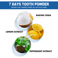 Polvo blanqueador de dientes multiusos de etiqueta privada OEM, producto de uso doméstico de fabricante de China, elimina las manchas, refresca el aliento