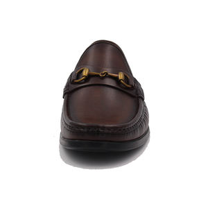 Giovanini nero pennello manuale colore pelle bovina fibbia dorata <span class=keywords><strong>scarpe</strong></span> da <span class=keywords><strong>uomo</strong></span> in pelle slip on mocassini casual guida <span class=keywords><strong>uomo</strong></span> mocassini <span class=keywords><strong>scarpe</strong></span> - Product Image 3