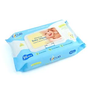 批发便携式包装生态婴儿湿巾家用一次性软嫩新生儿擦洗湿巾婴儿湿巾 - Product Image 6