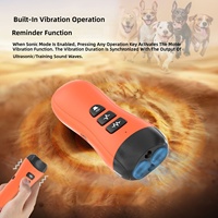 Nouvel appareil portable transfrontalier d'entraînement pour chiens en plastique, à ultrasons, à fréquence variable, rechargeable par USB, pour le contrôle des aboiements