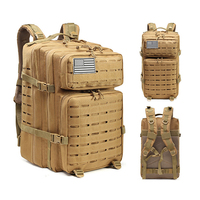 Sac de sport 47L, sac à dos tactique imperméable, sac à dos de randonnée, sac à dos de camping, sac à dos de pêche, sac à dos tactique à bandoulière