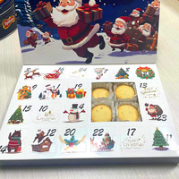2025 compte à rebours vide calendrier surprise boîte-cadeau 24 jours de noël calendrier de l'avent emballage boîte aveugle et boîte mystère