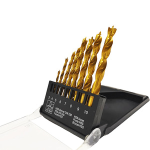 8 cái 3-10mm Vòng xử lý Ba nhọn chế biến gỗ khoan khoan khoan Bit khoan xoắn phụ kiện công cụ điện - Product Image 1