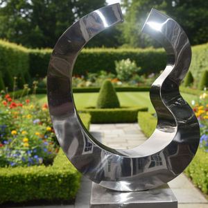 Custom Reflective Metal Art Piece Modern <b>Mirror</b> Polished Stainless Steel Abstract Sculpture <b>for</b> Indoor or <b>Outdoor</b> <b>Garden</b> Decor - Product Image 4