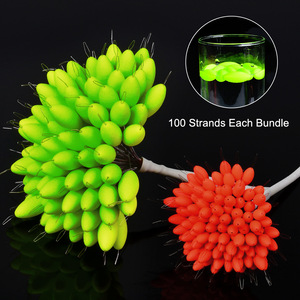 100 pièces plates-formes flotteurs perles Kit mousse flotteurs de pêche Bobbers Surf pêche appâts plate-forme faisant balle cylindre <span class=keywords><strong>flotteur</strong></span> <span class=keywords><strong>pour</strong></span> <span class=keywords><strong>truite</strong></span> poisson-chat - Product Image 2
