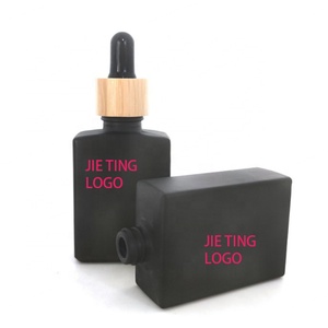 Wholesale Luxury 50ml Glass Perfume Rectangle <b>Bottle</b> with Gold Black Spray <b>Mist</b> Caps - Product Image 4