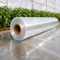 Film de serre transparent HNTF Tianfeng, rouleau de 20 g/m², 150/200 microns, résistant aux UV, en PE, 6m-12m x 50m, pour tunnel de culture de légumes
