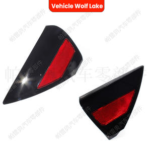 ไฟสะท้อนแสงกันชนหลังรถยนต์ Wolf Lake สำหรับ Tesla Model 3 ปี 2017-23 และ Model Y ปี 20-23 รูปทรงเมนิสคัส พร้อมเลนส์ LED - Product Image 1