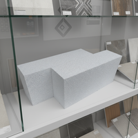 Brique réfractaire en mullite JM26 palettisée avec teneur en alumine (41%-63%) et service de découpe (230x114x65mm)