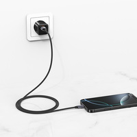 Kabel Pengisi Daya USAMS Terbaru Ready Stock Al-Alloy Tipe C 3A Fast Charger Kabel Usb C untuk Samsung Huawei iPhone