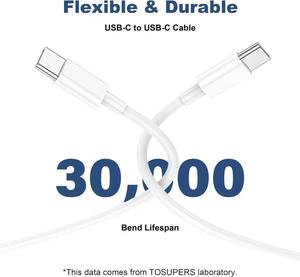 <span class=keywords><strong>Cavo</strong></span> di Ricarica Super Veloce Flash da 120W Tipo-C per Cellulare <span class=keywords><strong>Computer</strong></span> iPad - <span class=keywords><strong>Cavo</strong></span> Rinforzato da Camera per Stampante e Fotocamera - Product Image 3