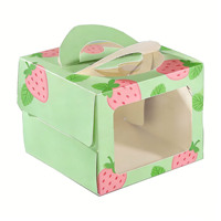 Boîte cadeau pliable en matériaux recyclés tendance pour les mariages et les anniversaires, emballage pour gâteaux et aliments