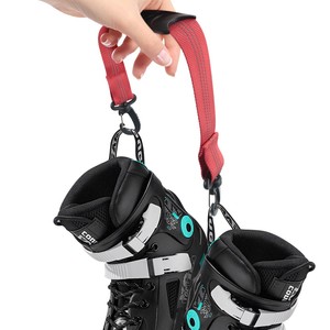 OEM Nylon Webbing Shoe Carrier Black Orange Universal Outdoor Handle Hook for Roller Skates Sports Accessories - Product Image 2