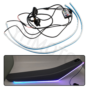 Bande lumineuse LED RGBW RGB pour siège de moto, contrôle par application YHMOTO, universelle - Product Image 2