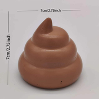 Fourniture de cadeaux promotionnels Logo personnalisé Squishy Pu mousse caca jouet balle anti-stress