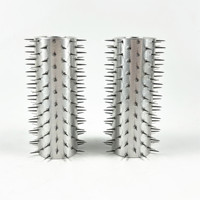 Rouleau à aiguilles en métal aluminium TDF pour la perforation de textiles non tissés, l'ouverture des fibres