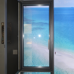 Fenêtre à battant en aluminium sur mesure de style européen, double vitrage, design oscillo-battant, ouverture par rotation pour cuisine, appartement, baies vitrées - Product Image 3