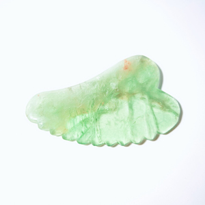 Amazon Offre Spéciale 100% pierre de fluorite verte <span class=keywords><strong>gua</strong></span> <span class=keywords><strong>sha</strong></span> rouleau de jade pour le visage et le <span class=keywords><strong>cou</strong></span> - Product Image 1