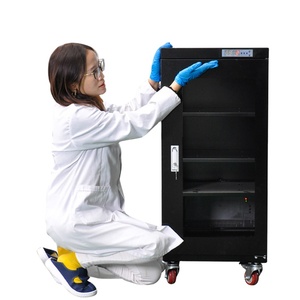 Phòng thí nghiệm độ ẩm bằng chứng nhiệt độ và độ ẩm kiểm soát độ ẩm nhạy cảm hóa chất lưu trữ tủ sấy 1-60% RH - Product Image 2