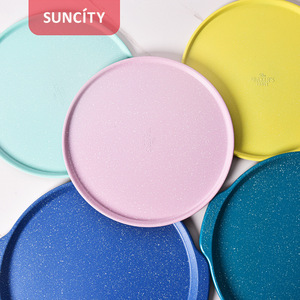 Suncity Pizza Pan 14 Inch Carbon Steel Round Baking Tray For Making Pizza - Product Image 1