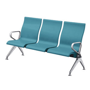 Sillas de Espera Públicas Foshan de 1, 2, 3, 4 y 5 Plazas, de Acero, Hierro, Cuero PU, para Hospital, Clínica, Aeropuerto, Oficina, Vestíbulo de Ferrocarril, Banco - Product Image 1