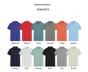 <span class=keywords><strong>Polo</strong></span> traspirante a maniche corte per pubblicità, golf, sport, lavoro, uniforme, ad asciugatura rapida, estiva, in poliestere, con logo personalizzato, 160G - Product Image 3