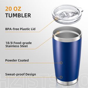 Mug isotherme durable pour le bureau, conserve la température longtemps, bouteille à boisson écologique, gobelet en acier inoxydable - Product Image 5