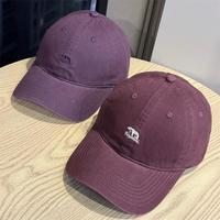 Casquette Dad Hat lavée en usine, brodée en gros, à calotte souple, avec lettres, pour hommes et femmes