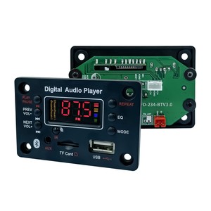 Плата декодера MP3 5V-12V для автомобильного аудиоусилителя, модернизация под USB/TF, для декодера 5.0, плата SFD-234-BTV3.0 - Product Image 2