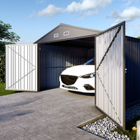 Auvent d'abri de voiture de garage en métal de hangar de stockage de structure métallique d'approvisionnement d'usine pour le stationnement de voiture