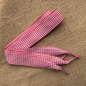 Lacets en tissu écossais à carreaux de 2,5 cm, style britannique, 100 % polyester, accessoires pour chaussures de filles, Chine, livraison en 7 jours - Product Image 4