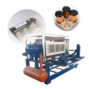Machine de moulage et de formage de barquettes <span class=keywords><strong>en</strong></span> carton de pâte à <span class=keywords><strong>papier</strong></span> pour œufs de dinde et de caille, et de barquettes à café - Product Image 2