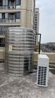 Chauffe-eau à énergie aérienne pour usage commercial : Hôtels, Chantiers, Dortoirs, Piscines de baignade et d'élevage (5-10 CV), Température constante, Garantie 1 an
