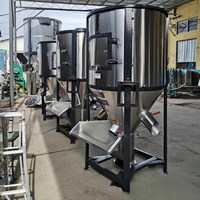 Nouvelle Machine à Granulés Verticale en Acier Inoxydable de Grande Capacité (1000 L) Multifonctionnelle pour le Mélange de Poudres Chimiques
