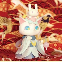 Figurine PVC Série Fantasy Cat Boîte Mystère Kawaii Chat Mignon Décoration Animale Cadeau En Stock Personnalisé OEM Vente en Gros Usine