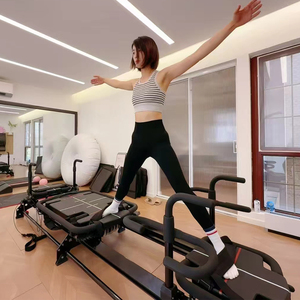 Réformateurs <span class=keywords><strong>de</strong></span> Pilates portables et durables en alliage d'aluminium, machine multifonctionnelle <span class=keywords><strong>Mega</strong></span> Former pour le yoga, la <span class=keywords><strong>salle</strong></span> <span class=keywords><strong>de</strong></span> <span class=keywords><strong>sport</strong></span>, le studio, réglable - Product Image 3