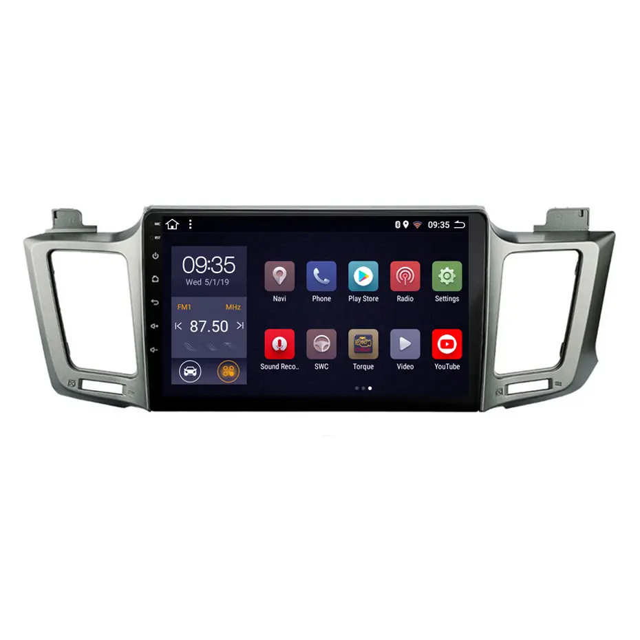 Coche dvd reproductor multimedia radio video estéreo navegación gps sistema de audio para Toyota RAV4 2013-2018 10 pulgadas 8 núcleos Android 11